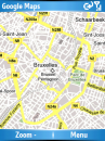 la vue de Bruxelles sur Google Maps pour mobiles