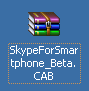 Le fichier .CAB de Skype pour Smartphone